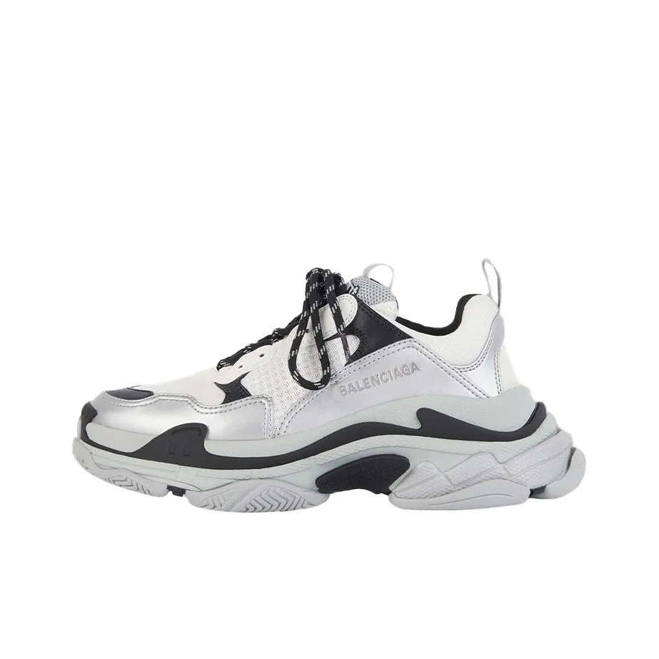 Balenciaga Triple S Grey Metallic