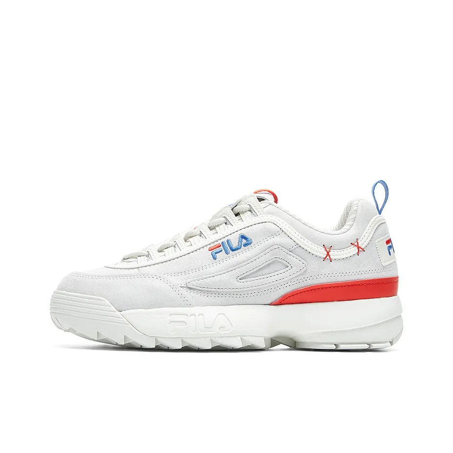 FILA FUSION Disruptor 2 Breaker Low Топ Толстоподошвенные кроссовки Женские Multiple Туманно-серый