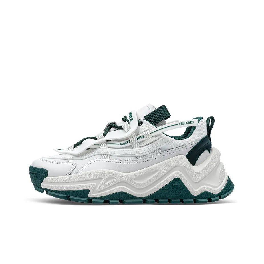Daisy Fellowes Devil 1 Chunky Sneakers Unisex White Green