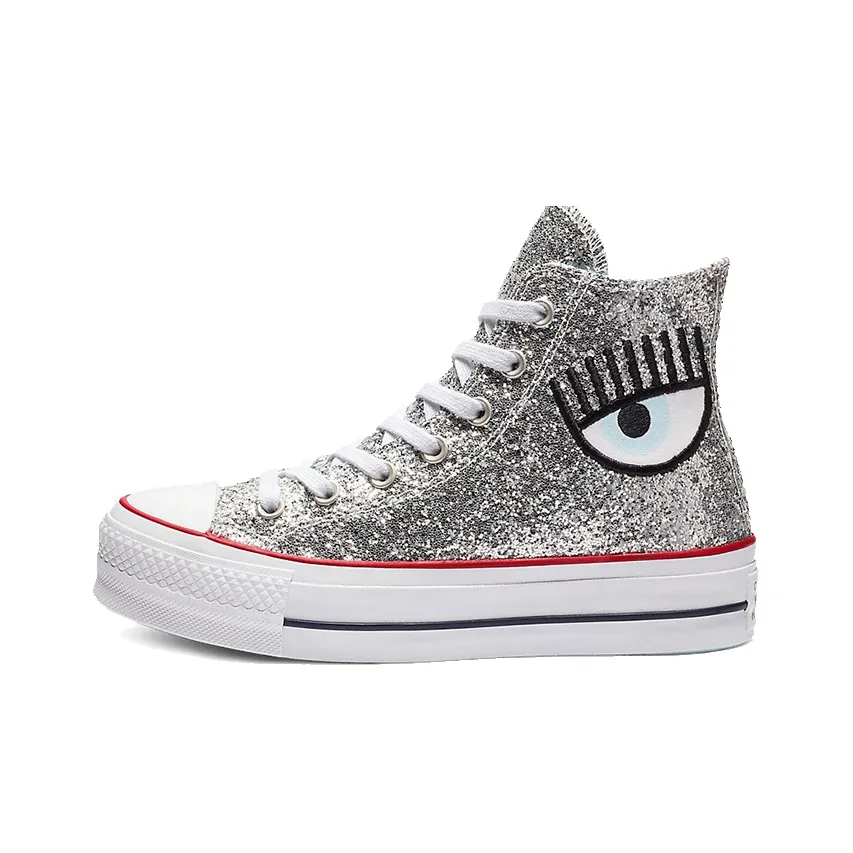 Converse Chiara Ferragni X Chuck Taylor All Star 'Lift Silver' Women's