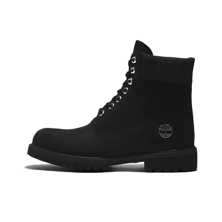 Timberland Premium 6 Inch Waterproof Boots 'Black Waterbuck'