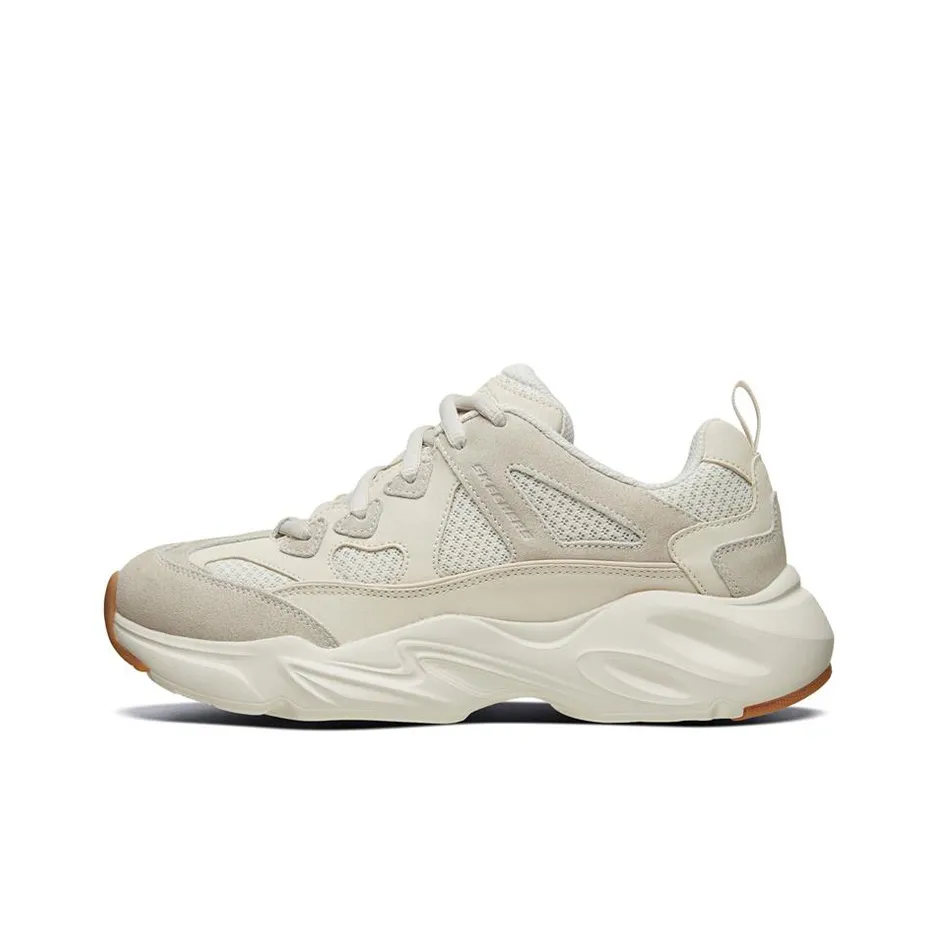 Skechers Stamina Airy Low Топ Толстая подошва Кроссовки Женские Айвори