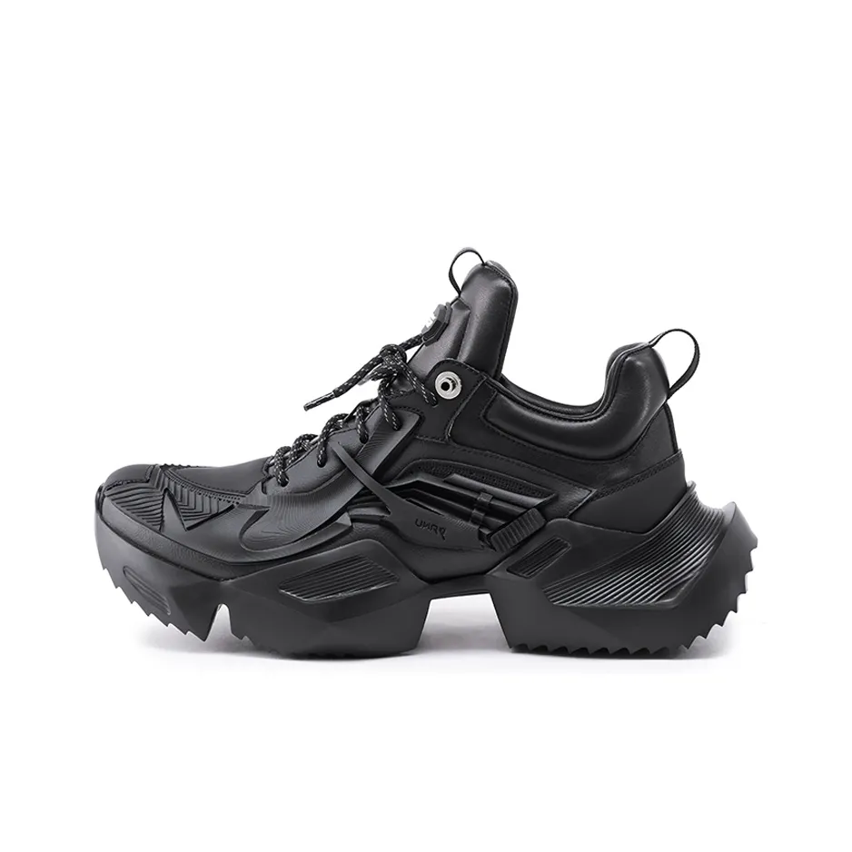 OGR Mecha Four Seasons Толстая подошва Кроссовки Унисекс Черные