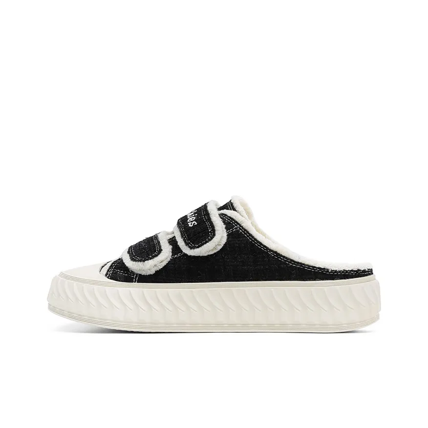 Dickies Low Top Canvas Shoes Women's Black White