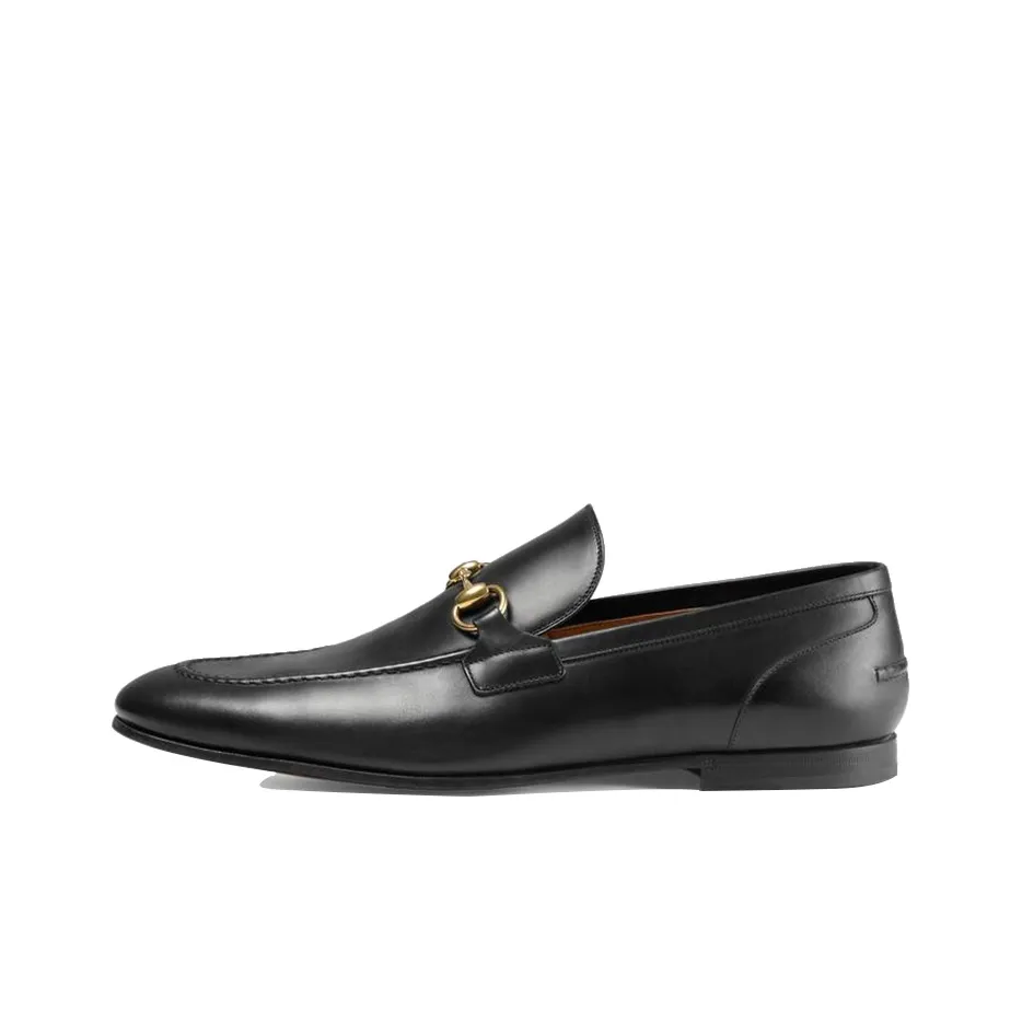 GUCCI Jordaan Leather Loafer 'Black'