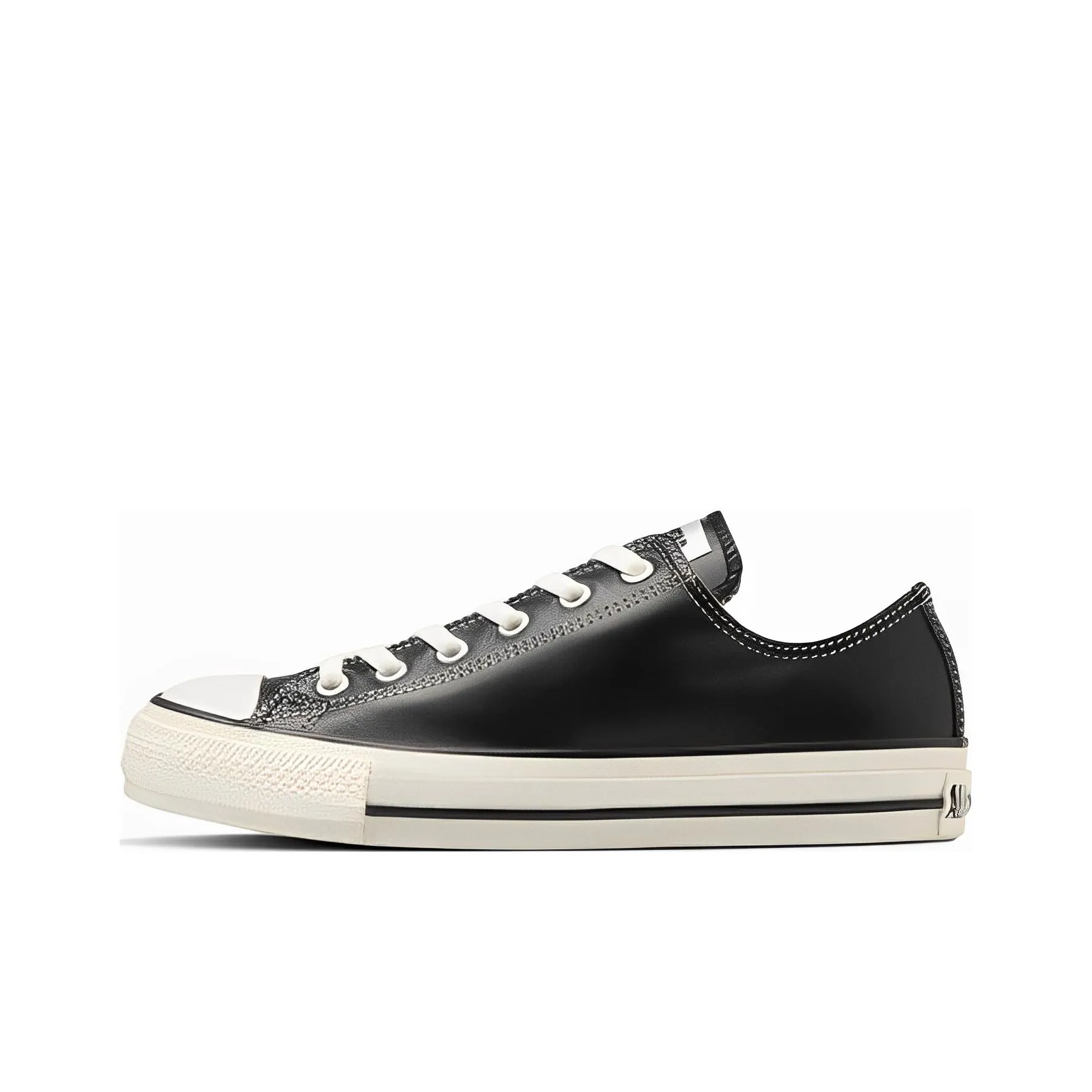 Converse All Star Olive Green Leather Ox Black