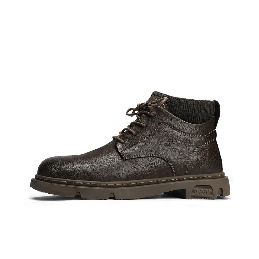 Jeep Outdoor Boots Men's Khaki