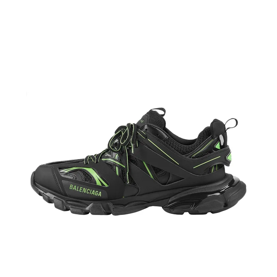Balenciaga Track Chunky Sneakers Men Low Top Black Green