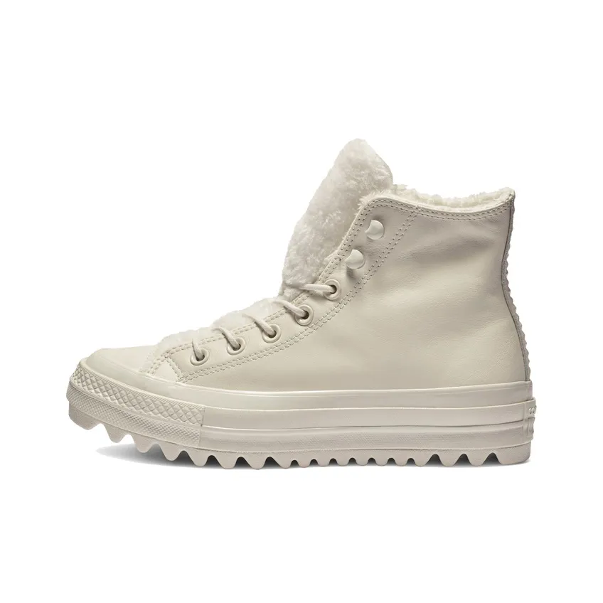 Converse Chuck Taylor All Star Street Warmer Ripple High Top High Top Shoes Women's Pure White