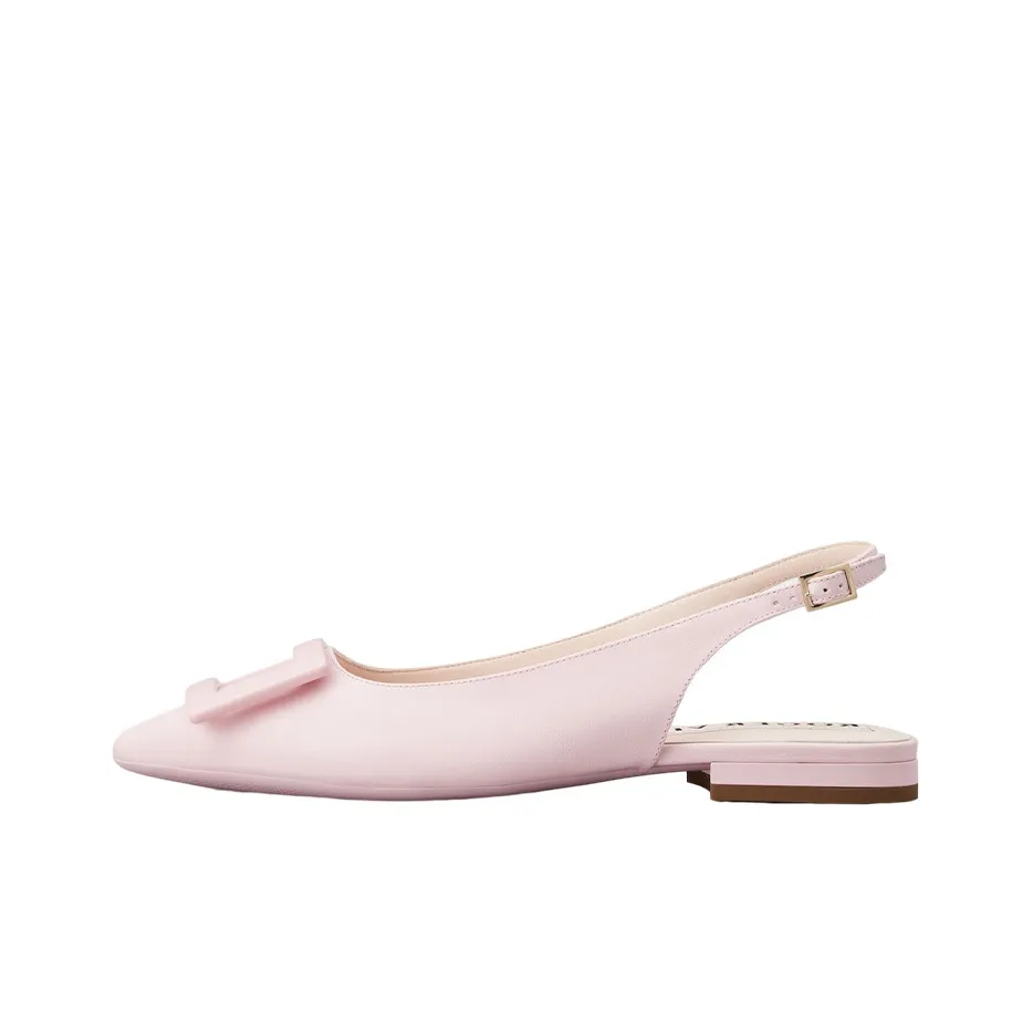Roger Vivier Gommettine Buckle Slingback Ballerina Flats Women's