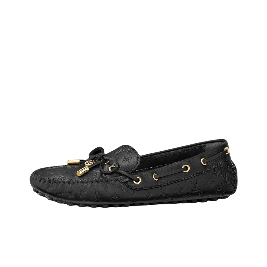 LOUIS VUITTON Gloria Casual Single Shoes Women's Black