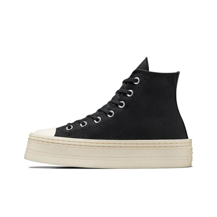 Converse Chuck Taylor All Star Modern Lift Platform Canvas 
Black Egret
 Women
s