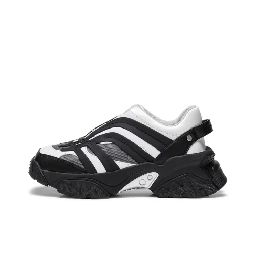Lost In Echo Толстоподошвенные кроссовки Low Top Черно-белая панда Женские