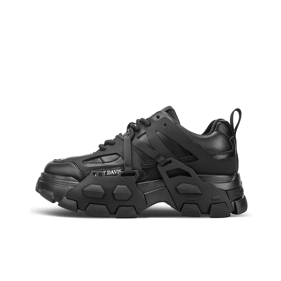 HART DAVIS Низкие кеды, черные, унисекс