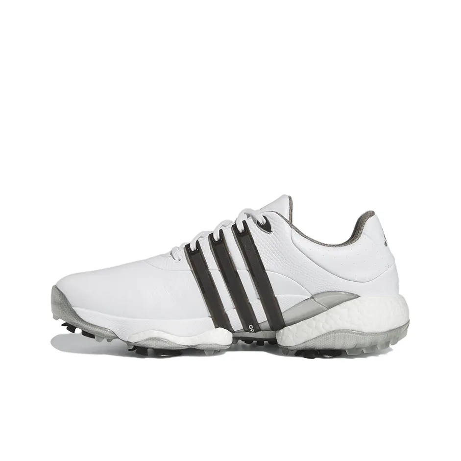 Adidas Tour360 22 Boost Golf Shoes 'Cloud White Black Silver Metallic'