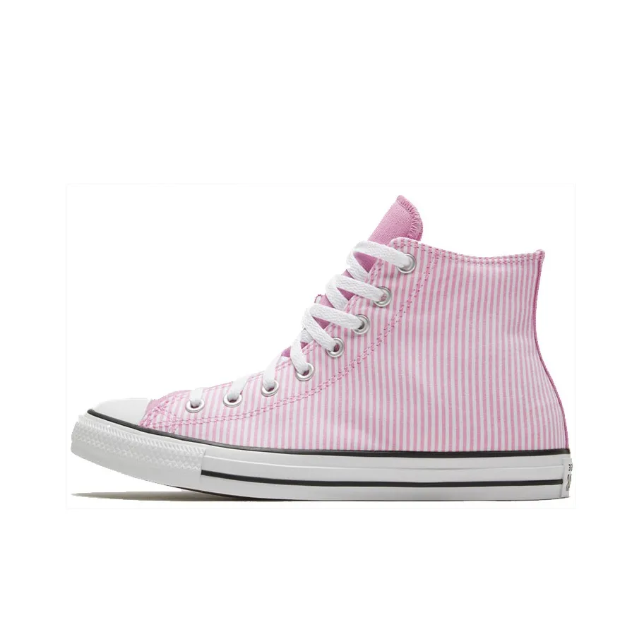 Converse Chuck Taylor All Star Розовые полосы Легкий High Топ Кеды Унисекс Розовый