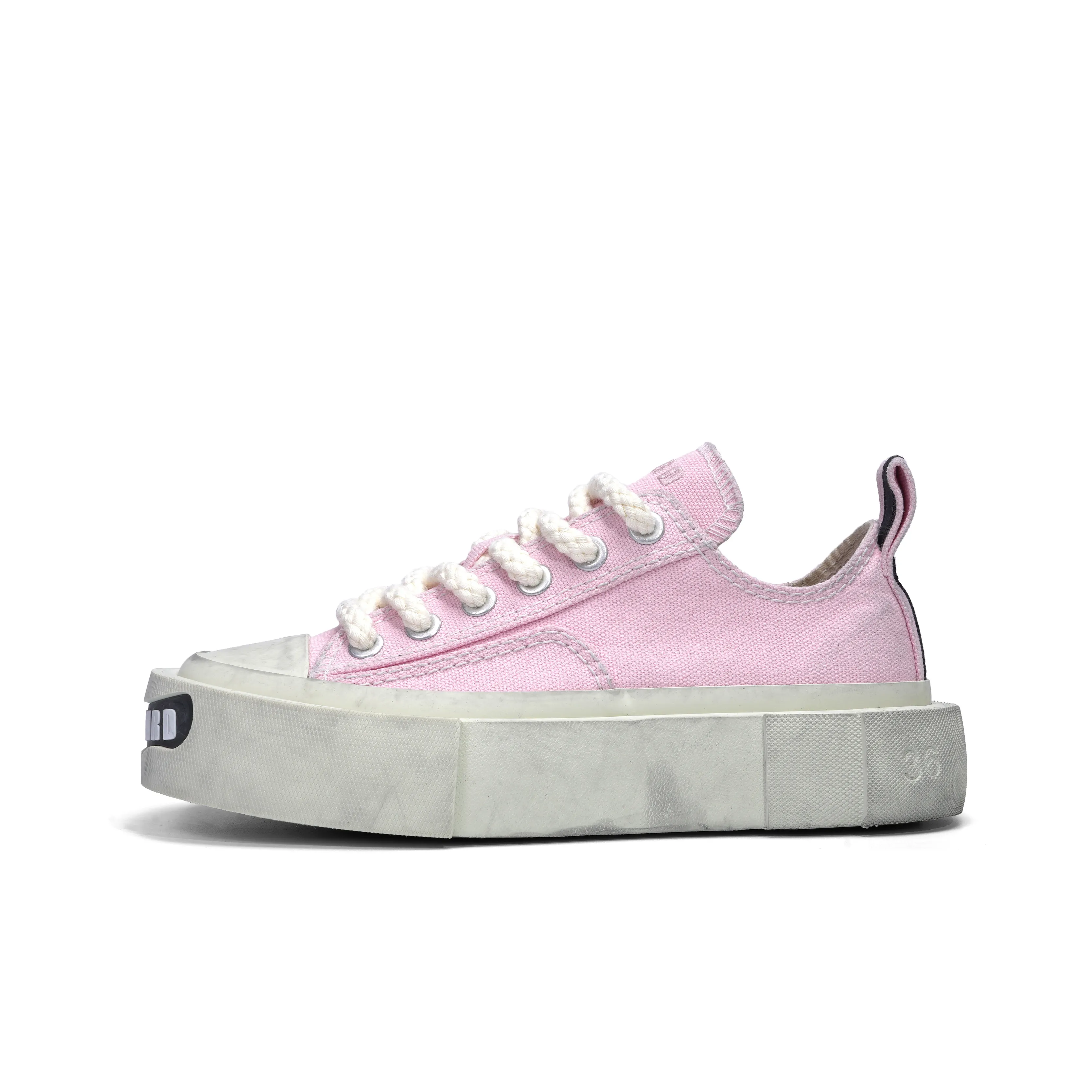 CROOKED CARD Кеды Низкий Топ Розовый Белый Унисекс