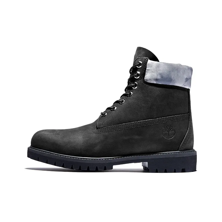 Timberland Premium 6-Inch Black Sliver Boots