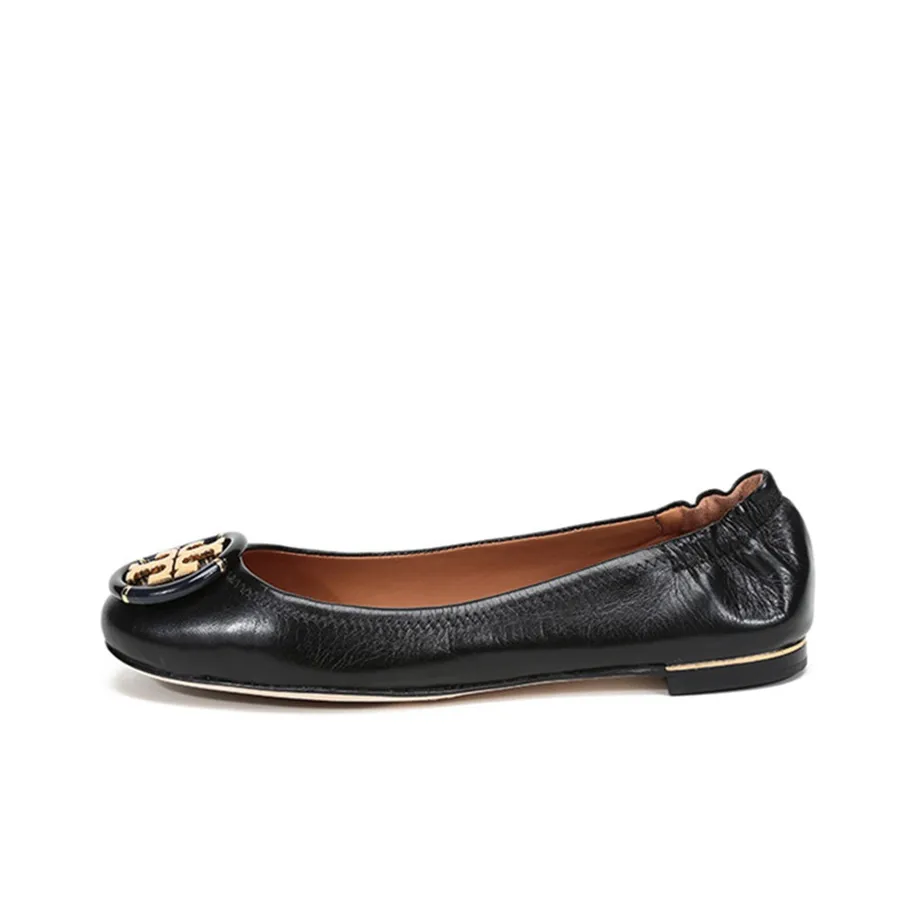 TORY BURCH Minnie Flat Shoes Women's Black