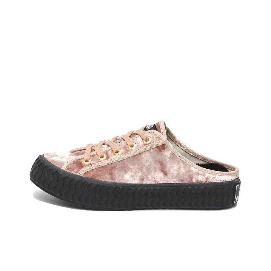 EXCELSIOR Bolt Mule Slip-resistant Abrasion-resistant Breathable Low-Top Canvas Shoes Unisex Pink EXCELSIOR Bolt Mule Противоскользящие Износостойкие Дышащие Низкие Кеды Унисекс Розовые