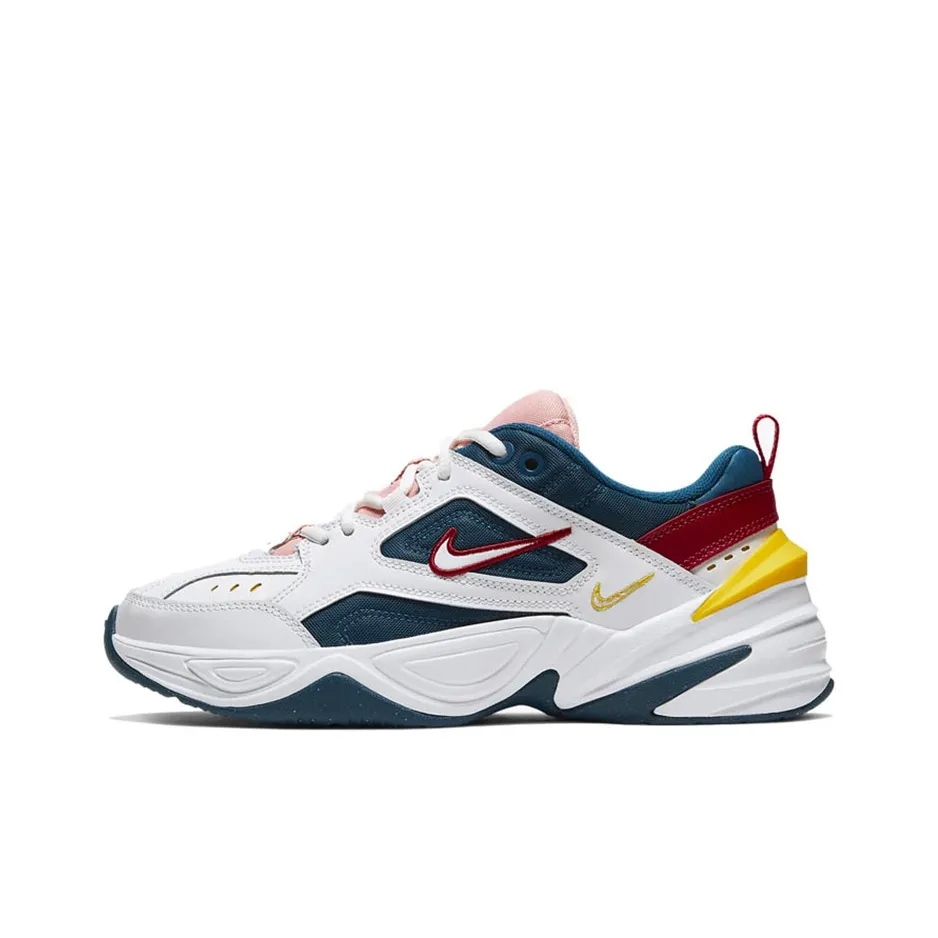 Nike M2K Tekno Blue Force Summit White Chrome Yellow Women's