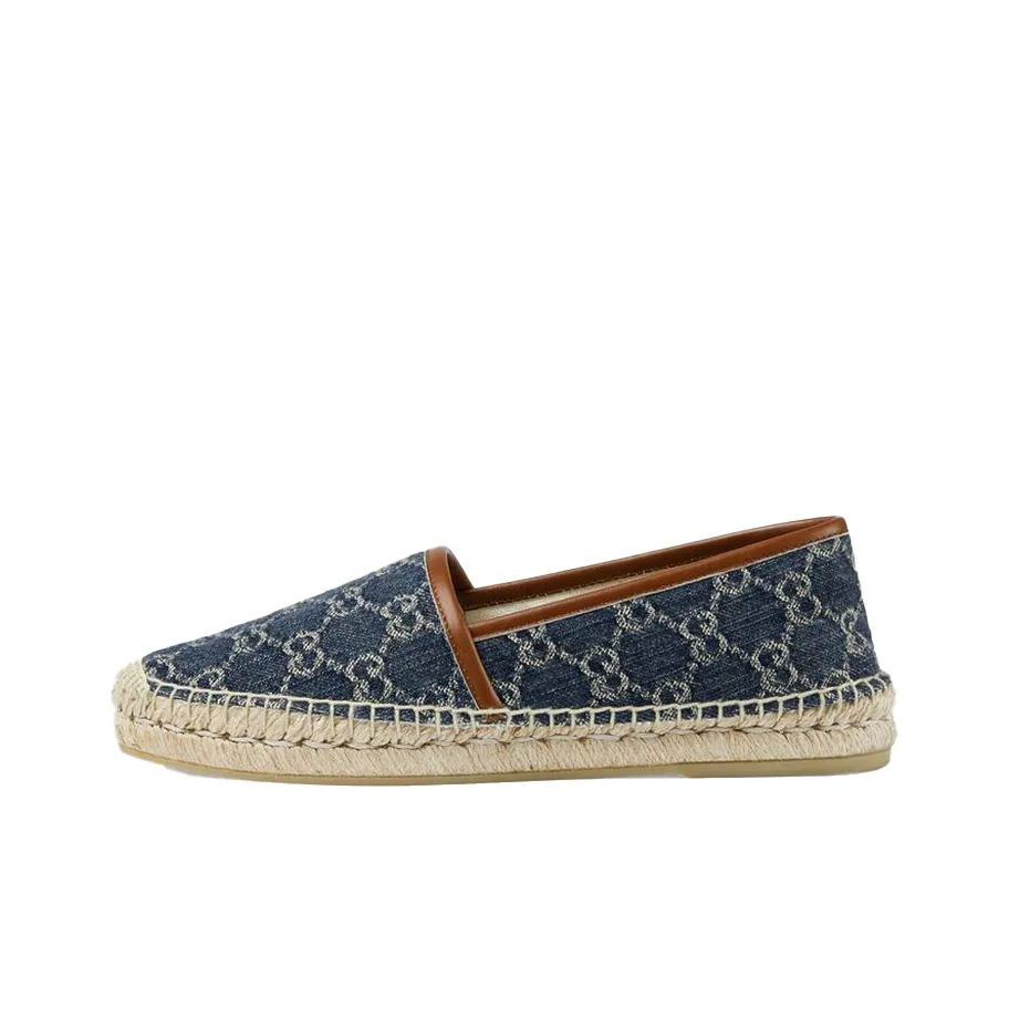 GUCCI GG Denim Espadrilles Women's