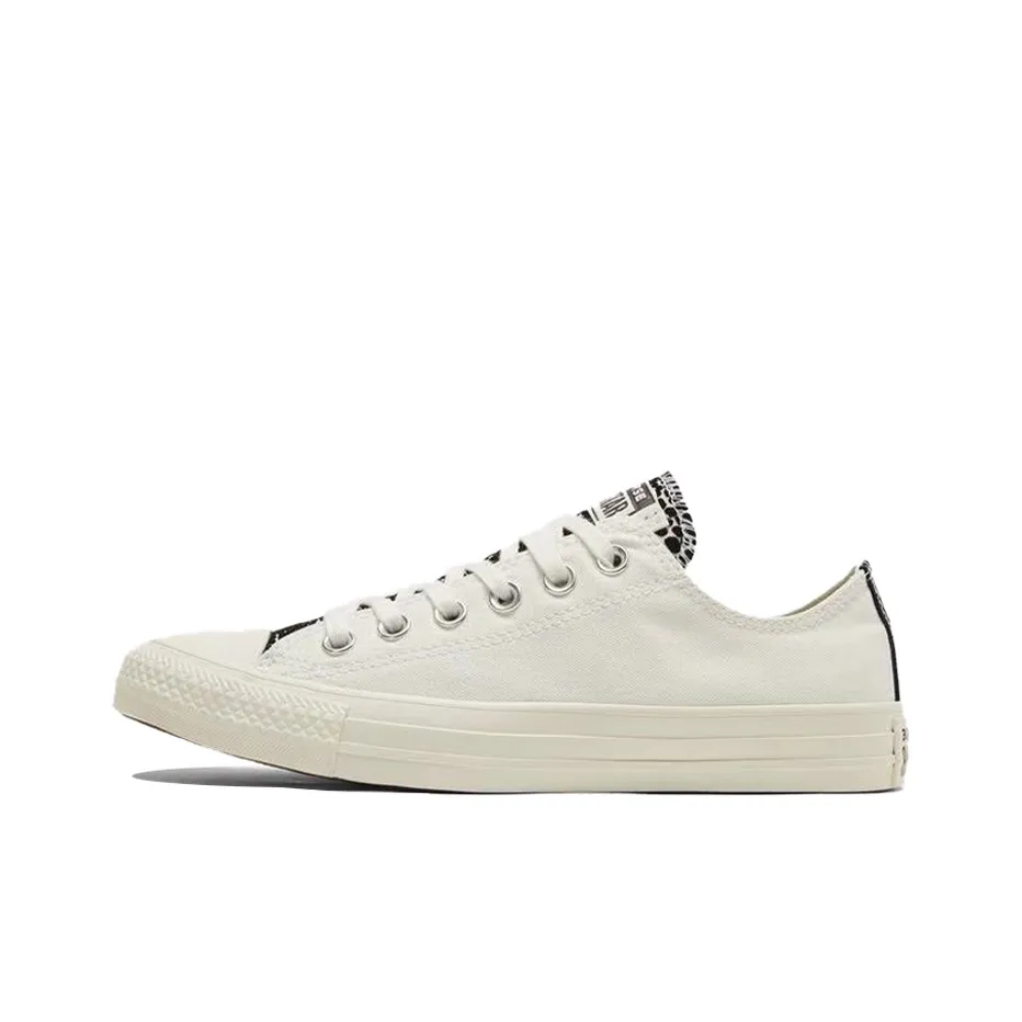 Converse Chuck Taylor All Star Low Топ Скейтборд Кроссовки Женские Бежевый Белый Черный