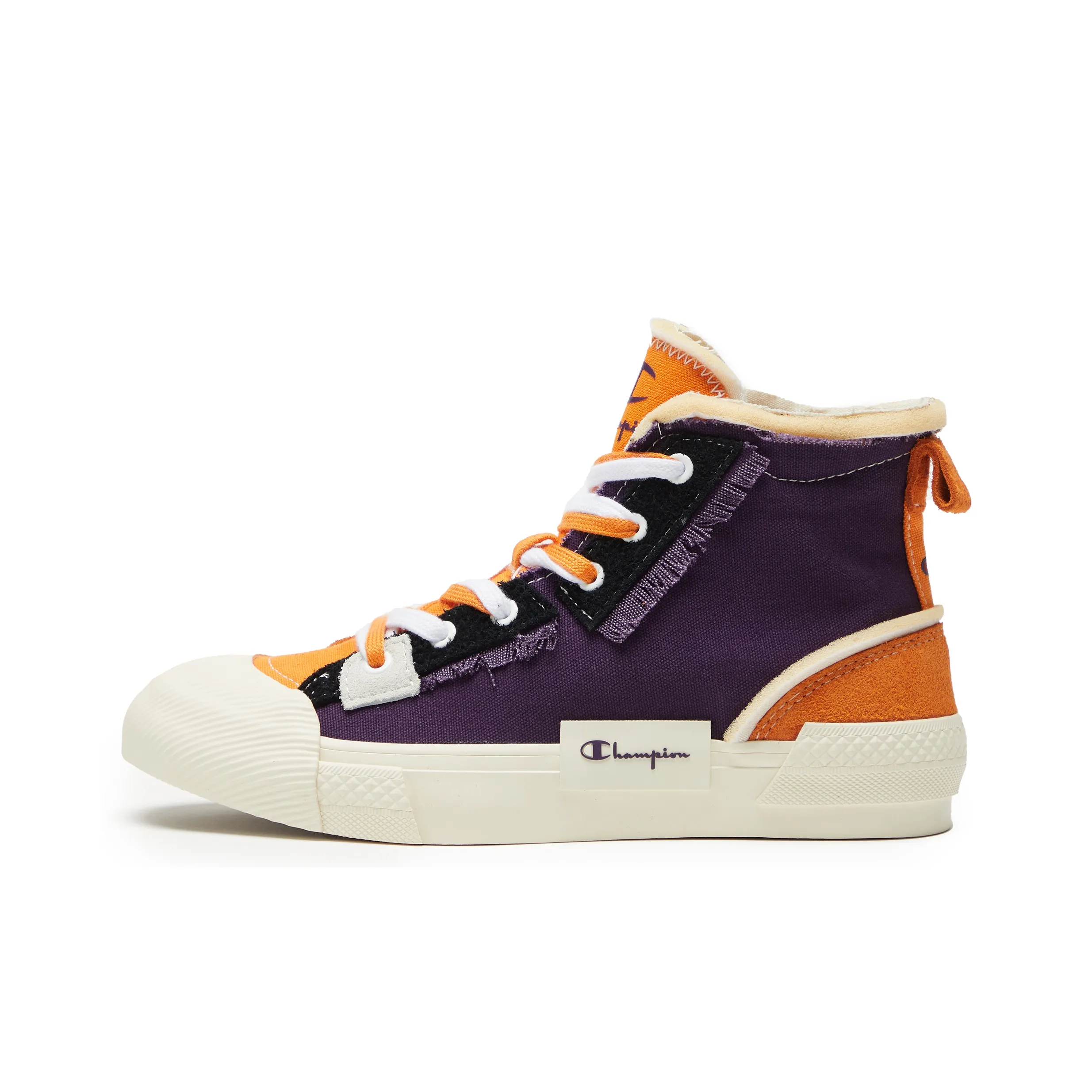 Champion Campus Canvas Shoes Women's High-Top Purple/Orange