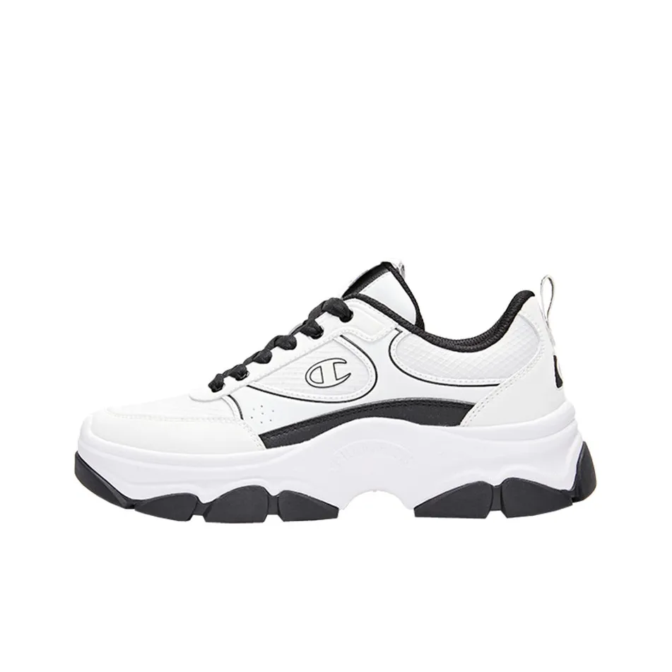 Champion Low Top Chunky Sneakers Black/White Women's