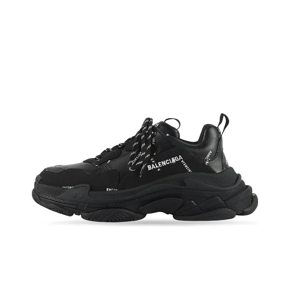 Balenciaga Triple S Sneaker 'Black Logo' Women's