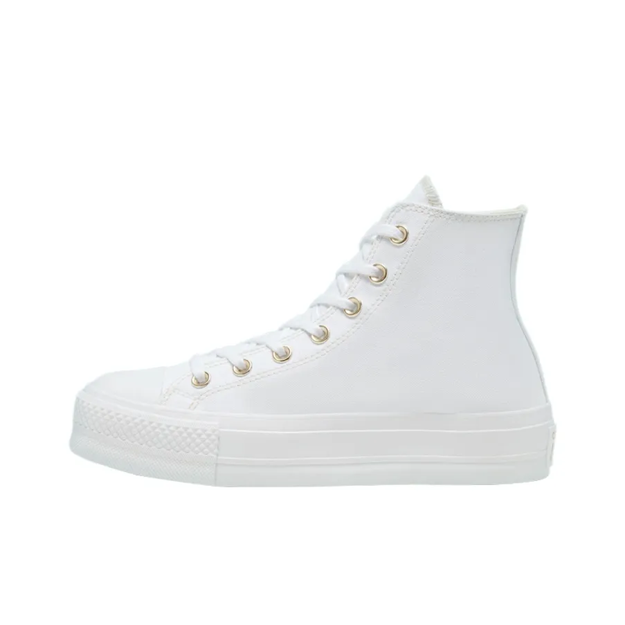 Converse Chuck Taylor All Star Lift Platform Elevated White Gold Women's