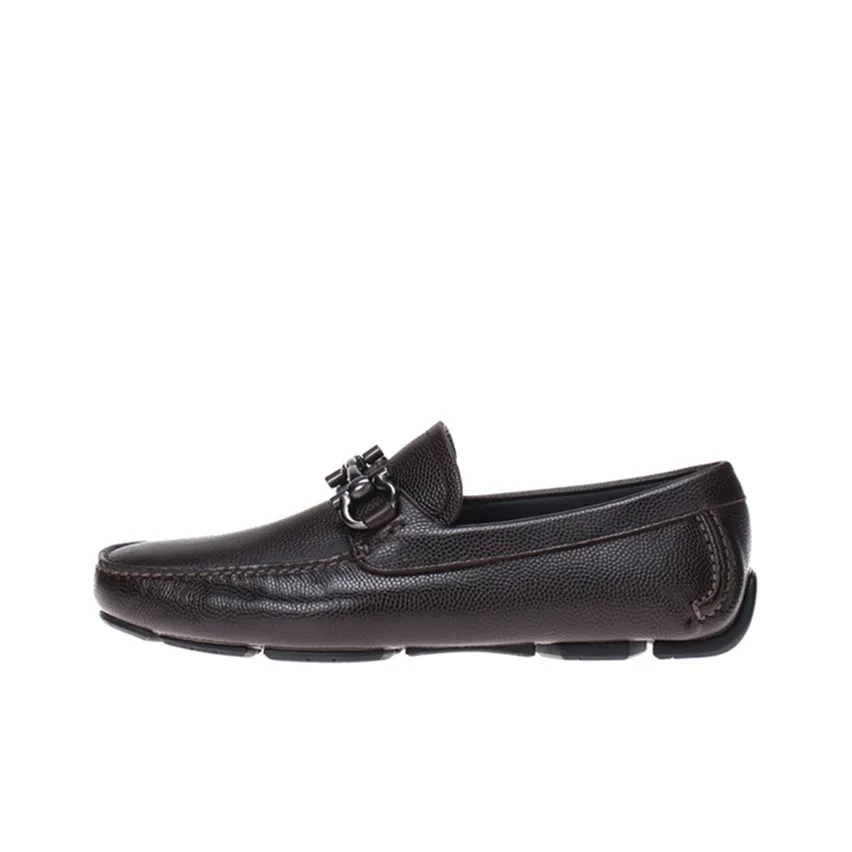 Ferragamo Gancini Moccasin Loafers Men's