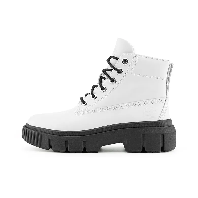 Timberland Greyfield Leather Boots 'White Full Grain' Women's