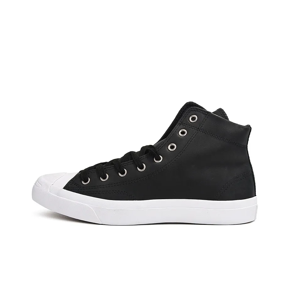 Converse Jack Purcell Hi Leather 'Black White'