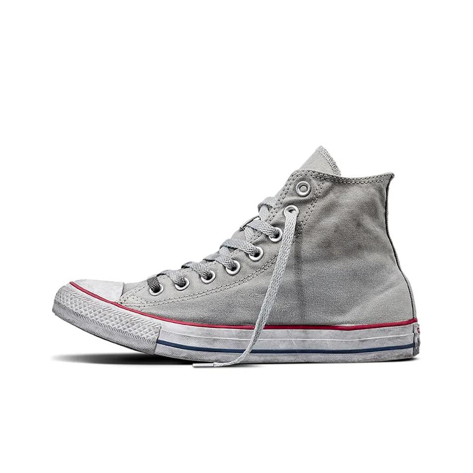 Converse Chuck Taylor All Star Холст Дым Высокие Кеды Унисекс Серый Белый