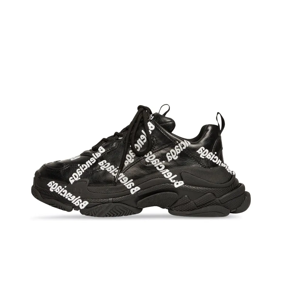 Balenciaga Triple S 'Logotype Black' Women's