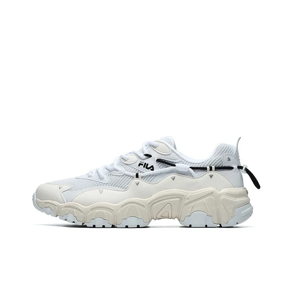 FILA Cat Claw MORDEN CHIC FMC Low Top Chunky Sneakers Men's Jet White