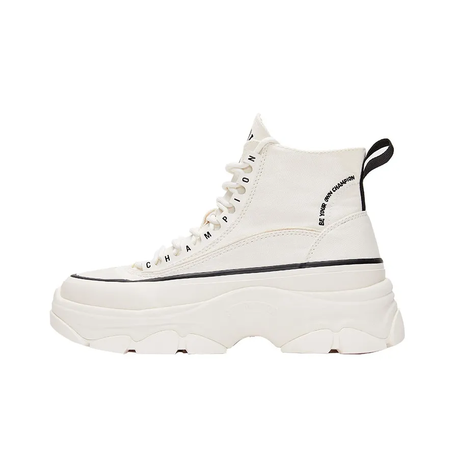 Champion Canvas Shoes Women's High top White