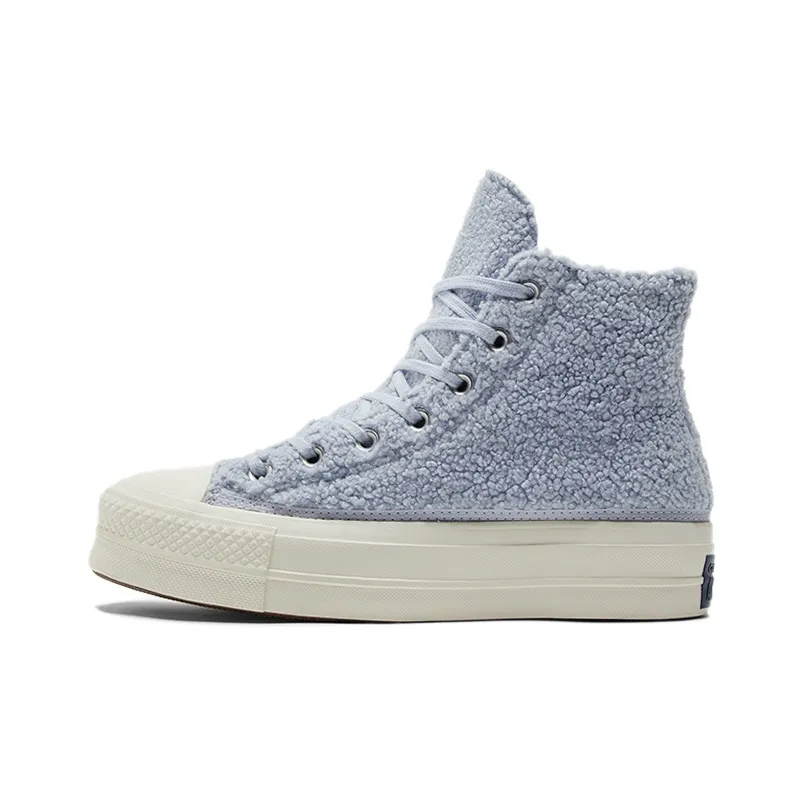 Converse Chuck Taylor All Star Platform High 'Cozy Sherpa Ghost' Women's