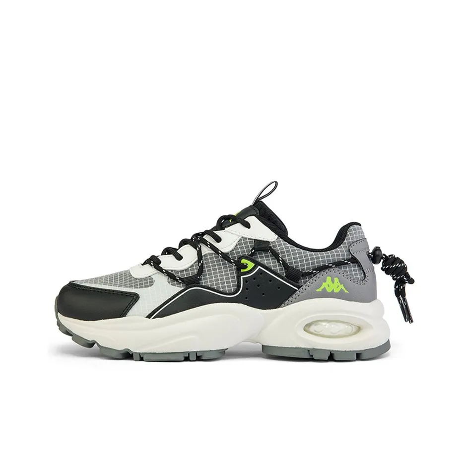 Kappa Shock Absorbers With Slip Resistant And Abrasion Resistant Properties Low Top Chunky Sneakers Unisex Black