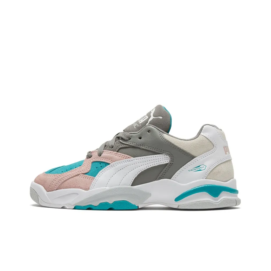 PUMA Performer Vtg Low Топ Толстая подошва Кроссовки Унисекс Серый Белый