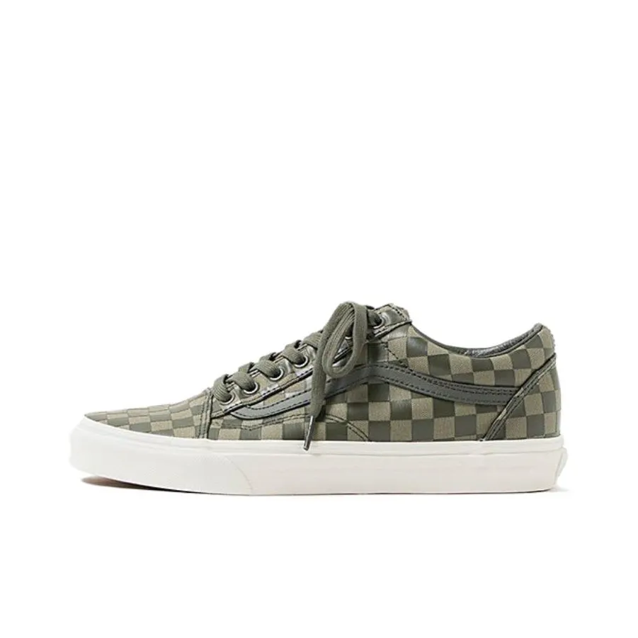 Vans Old Skool 'High Density Dusty Olive Checkerboard'