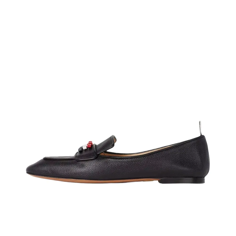 THOM BROWNE Moccasins Bow Detailed Loafers Women's