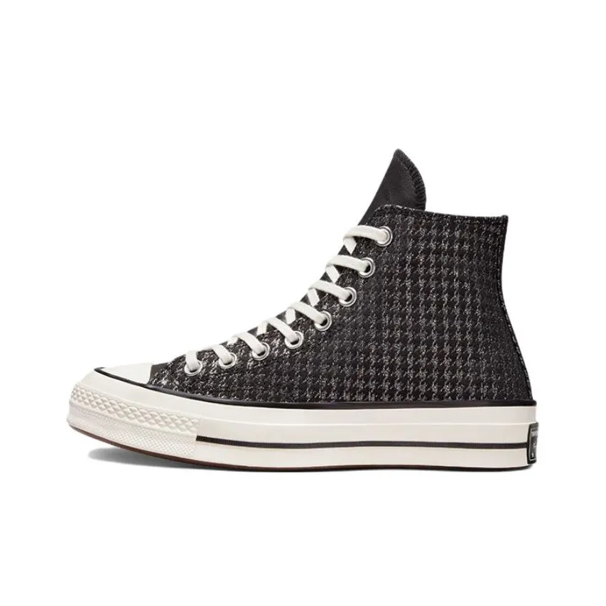 Converse Chuck 70 High 'Houndstooth Shine Black' Women's