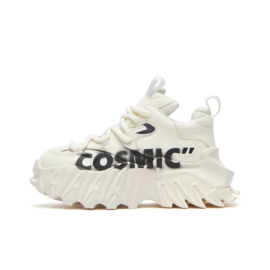 KEDDO 2,0 Cosmic MID Топ Толстая подошва Кроссовки Унисекс Экрю