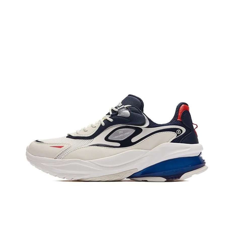 361° Chunky Sneakers Men's Low Top Feather White