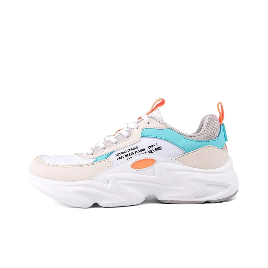 361° Chunky Sneakers Women's Low-Top Beige/White