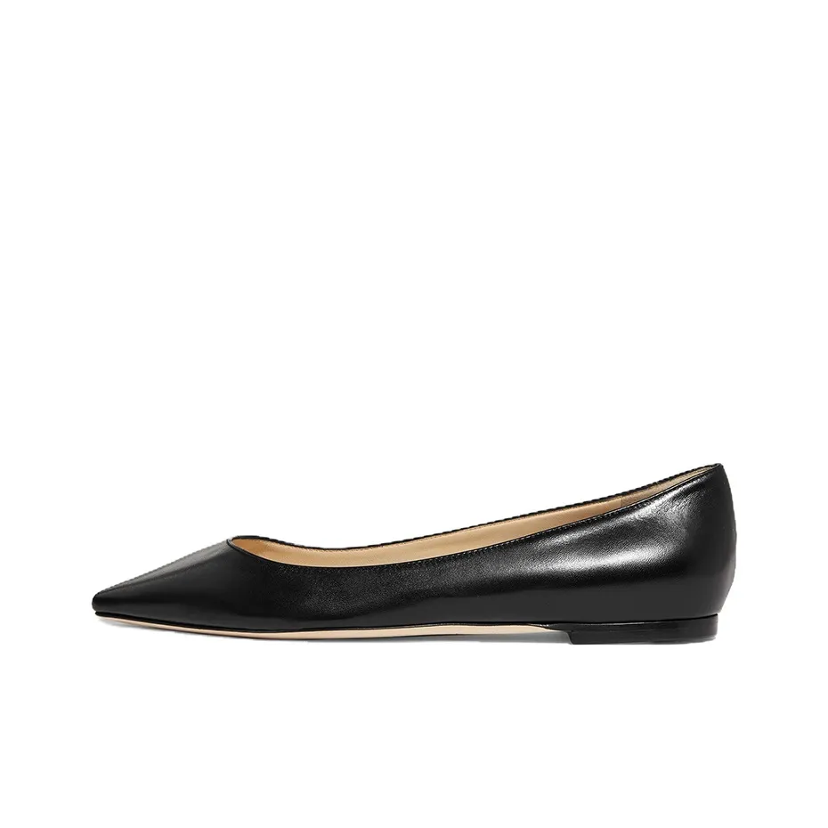 Jimmy Choo Romy Flat Shoes Women's Black