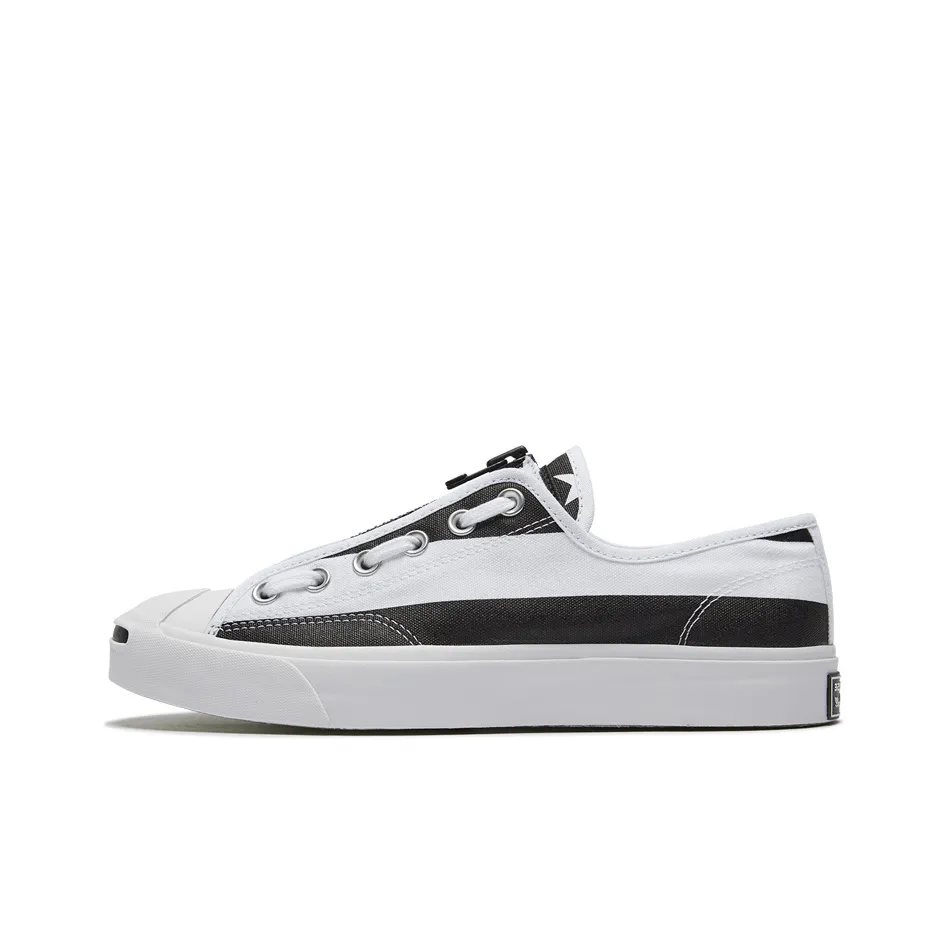Converse Jack Purcell Zip Ox TakahiroMiyashita TheSoloist White Black