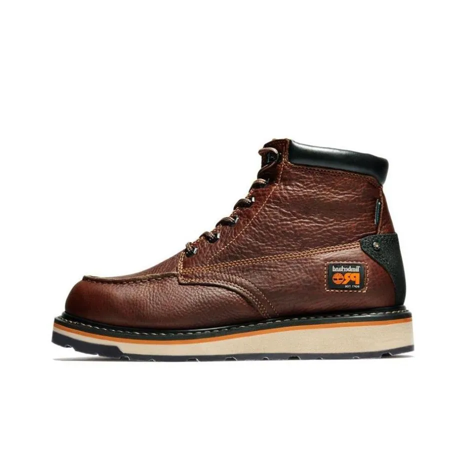 Timberland 6 Inch Gridworks Waterproof Work Boot 'Red Brown'